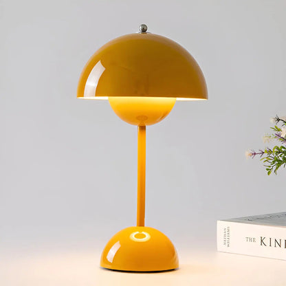 Lampe de Table Scandinave Sans Fil avec Réglage de Luminosité – Design Élégant et Pratique, Acier Inoxydable, Compacte 8